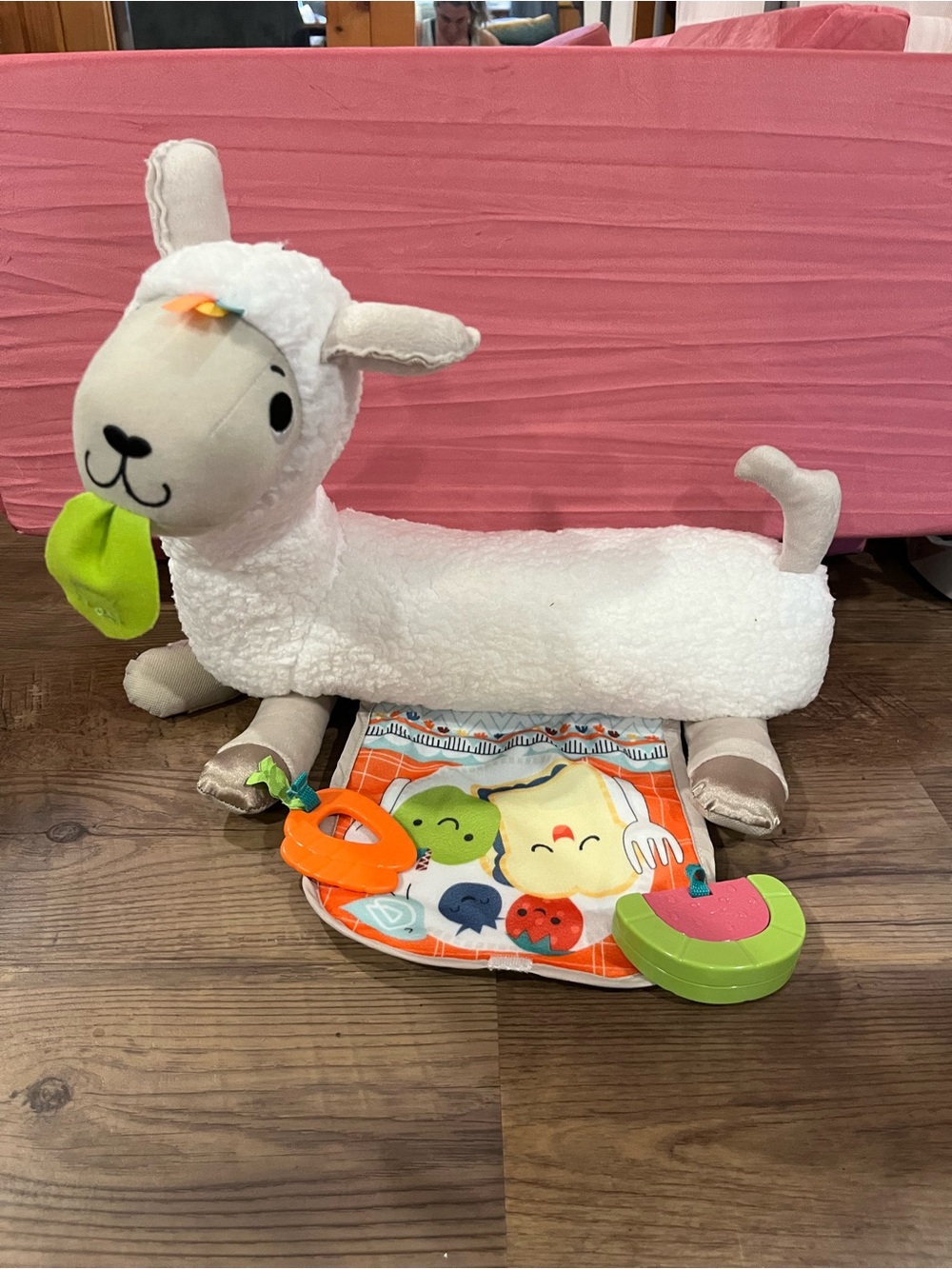 Plush Llama Snuggle Toy with Teether Accessories